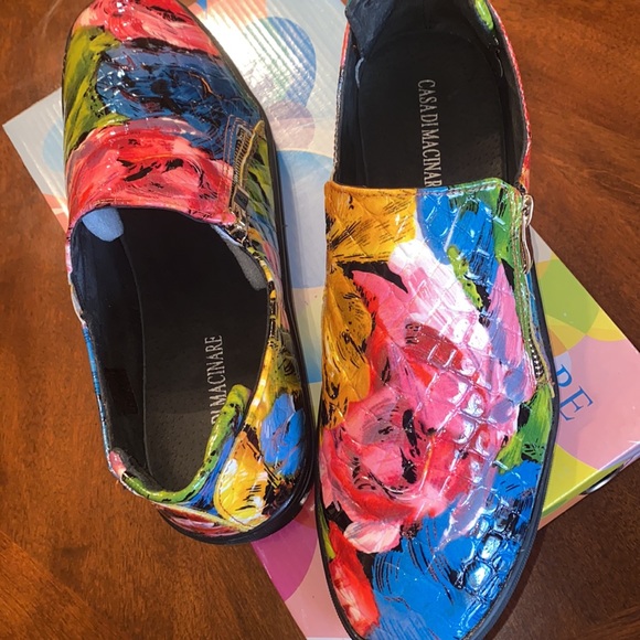 Floral slip on shoes main image 4
